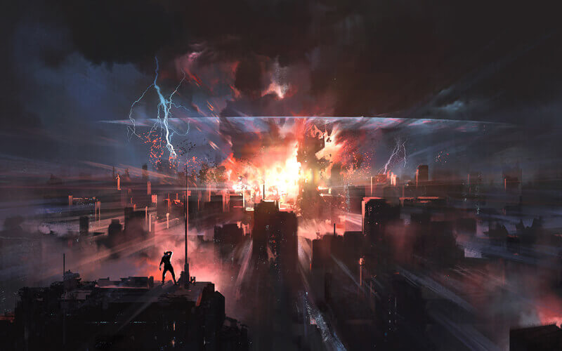 Cosmic Lightning Event